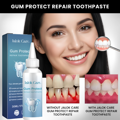 Jalok Care Gum Protect Repair Toothpaste | Rapidly restores 93% receding gums & relieves sensitivity in just days!