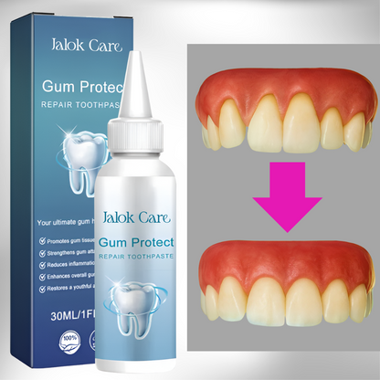 Jalok Care Gum Protect Repair Toothpaste | Rapidly restores 93% receding gums & relieves sensitivity in just days!
