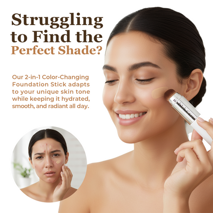 Jalok Care 2-in-1 Color-Changing Foundation Stick