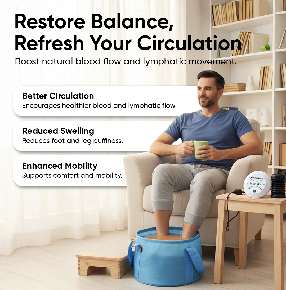 Jalok Care Ionic Detox Foot Spa | Eliminate Heavy Metals and Toxins for a Healthier Life