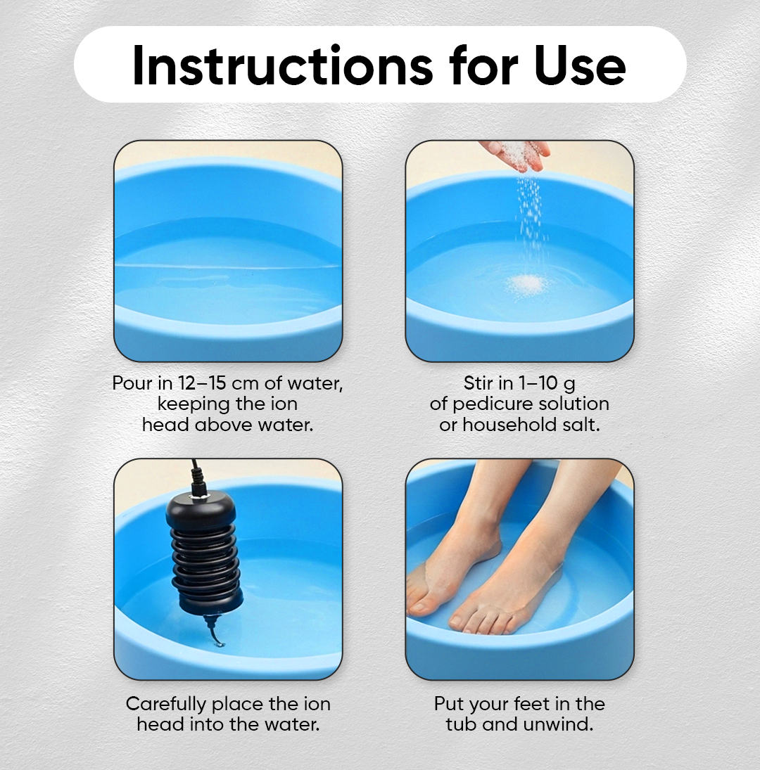 Jalok Care Ionic Detox Foot Spa | Eliminate Heavy Metals and Toxins for a Healthier Life
