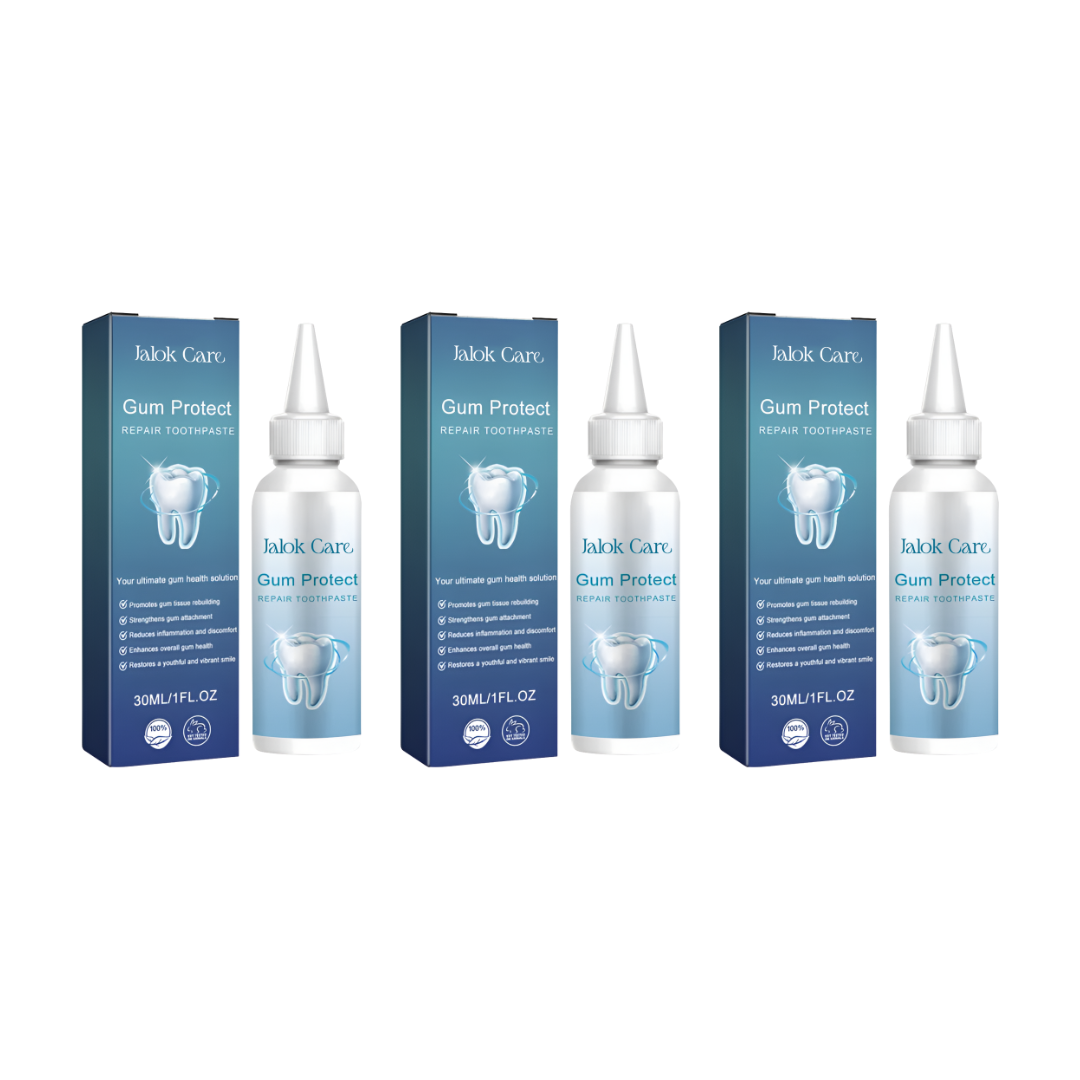 Jalok Care Gum Protect Repair Toothpaste | Rapidly restores 93% receding gums & relieves sensitivity in just days!