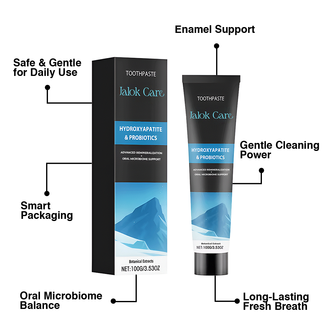 Meet Jalok Care Hydroxyapatite & Prebiotic Toothpaste for Stronger, Healthier Teeth
