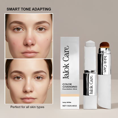 Jalok Care Fondotinta Stick 2-in-1 a Colore Autoregolante